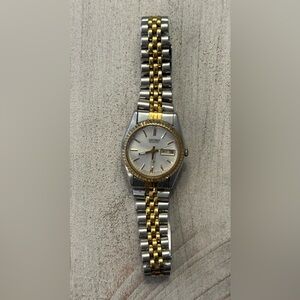 Seiko Two-Tone Gold and Silver Bracelet Watch